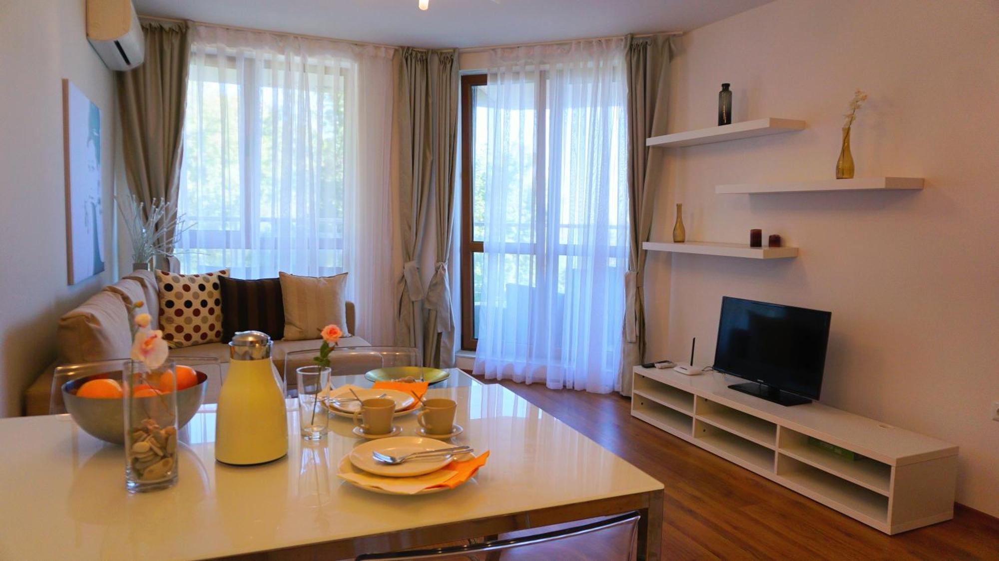 Апартаменти Бяла Клиф На Плажа - Apartments Byala Cliff First Line Exterior foto