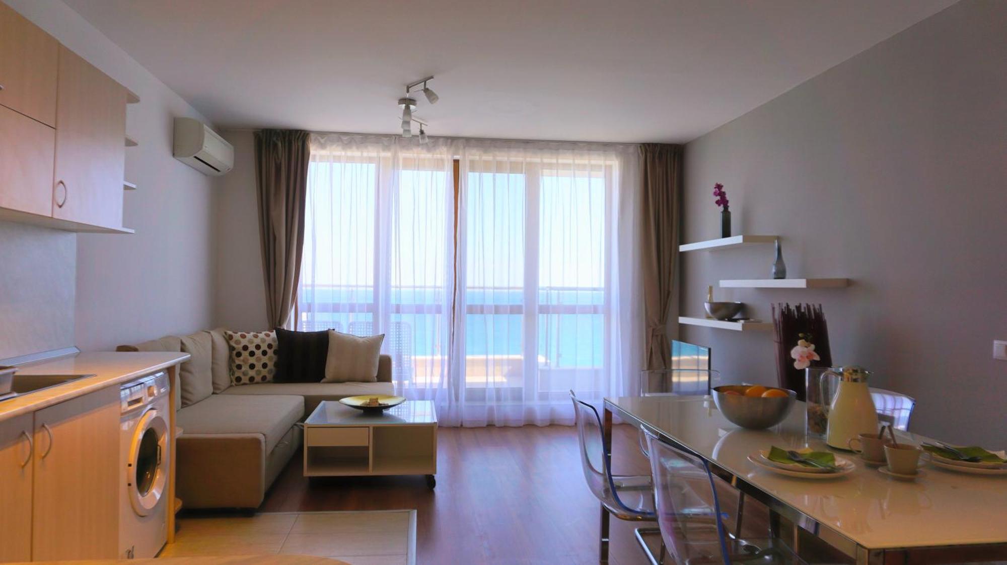 Апартаменти Бяла Клиф На Плажа - Apartments Byala Cliff First Line Exterior foto