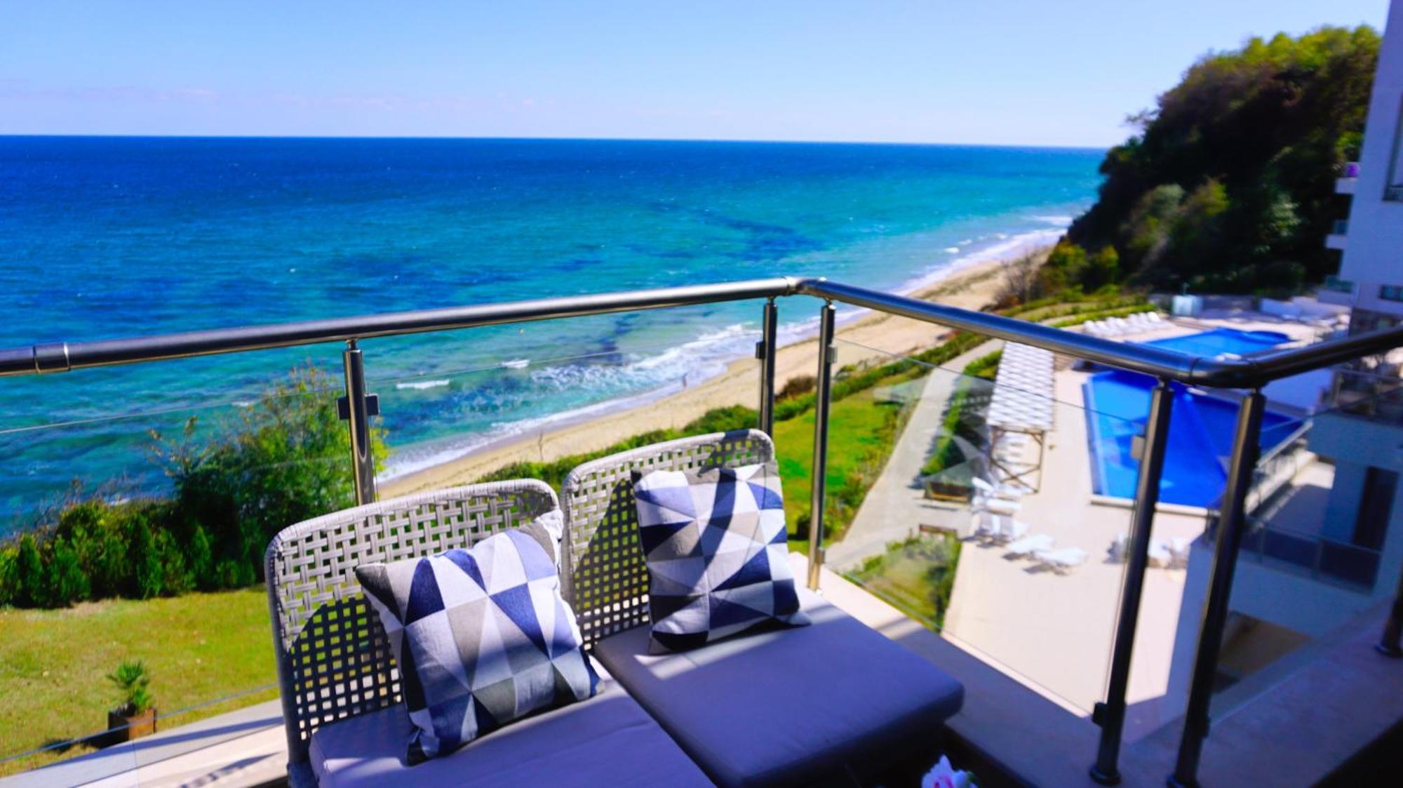 Апартаменти Бяла Клиф На Плажа - Apartments Byala Cliff First Line Exterior foto